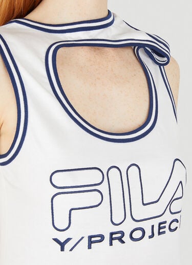 Three Collar Tank Top Y/Project x FILA Three Collar Tank Top White ypf0348013