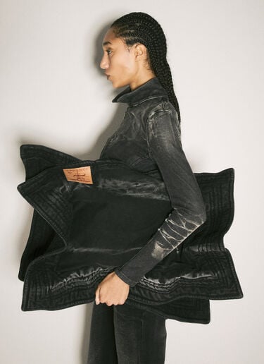 Maxi Wire Cabas Tote Bag Y/Project Maxi Wire Cabas Tote Bag Black ypr0358023