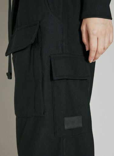 Y-3 法兰绒工装裤 黑色 yyy0354007