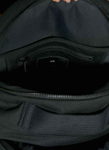 徽标刺绣双肩包 Y-3 徽标刺绣双肩包 黑色 yyy0356022
