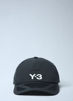 Y-3 Logo Motif Baseball Cap Black yyy0362020