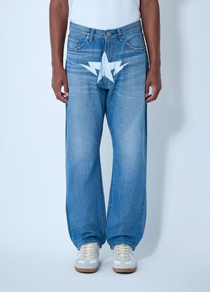 A BATHING APE® Twin Sta Jeans Blue aba0159004