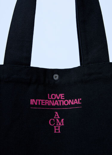 ACMH x Love International Logo Motif Tote Bag Black acl0162008