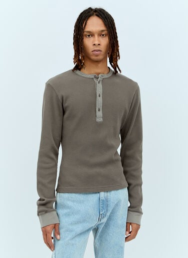 Acne Studios 긴팔 티셔츠  그레이 acn0155021