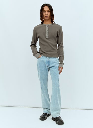 Acne Studios 긴팔 티셔츠  그레이 acn0155021
