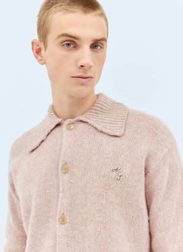 Acne Studios Polo 羊毛开衫  粉色 acn0157019