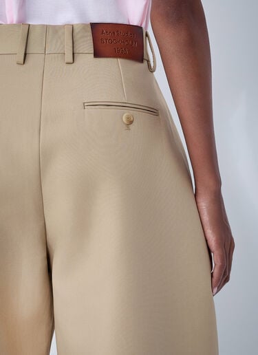Acne Studios Tailored Satin Pants Beige acn0262033