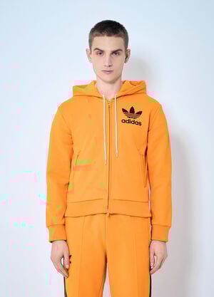 adidas by Wales Bonner Track Hooded Zip-Up Sweatshirt Orange awb0359015