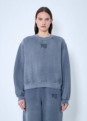 Alexander Wang Essential Classic Sweatshirt Grey awg0259023