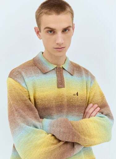 Ombre Polo Collar Sweater Awake NY Ombre Polo Collar Sweater Multicolour awk0159007