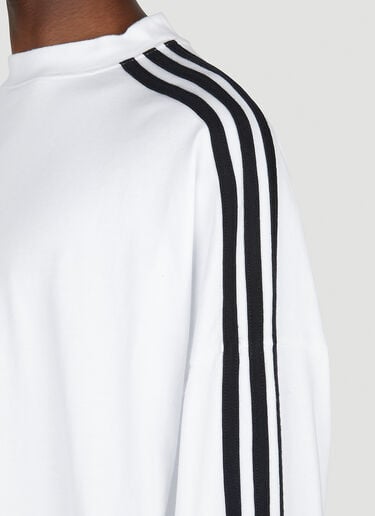 Balenciaga x adidas 徽标印花长袖 T 恤 白色 axb0151015