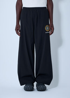 Balenciaga Logo Motif Track Pants Black bal0161004