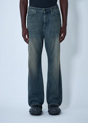 Balenciaga Low-Crocht Jeans Navy bal0162002