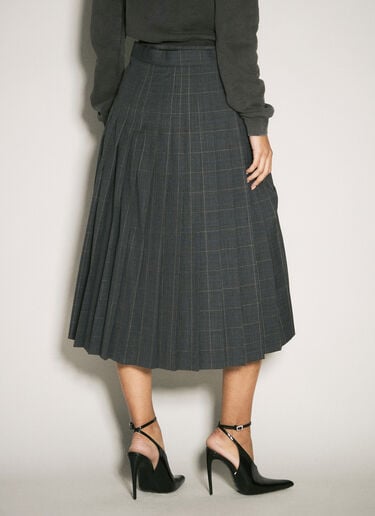 Balenciaga Taped Double Skirt Black bal0258001