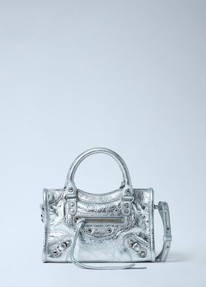 Balenciaga 迷你 Le City 手提包  银色 bal0261032