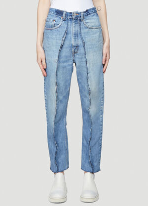 Bonum Exposed Seam Jeans Blue bon0338004