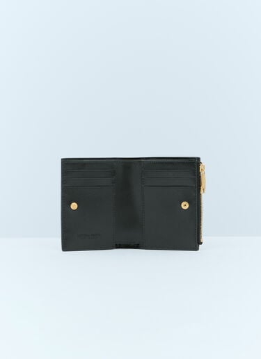 Bottega Veneta 小号 Cassette 双折拉链钱夹 黑色 bov0255109