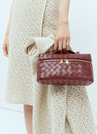 Bottega Veneta Intrecciato Shoulder Bag Red bov0256019