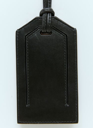 Intrecciato Tag Holder Bottega Veneta Intrecciato Tag Holder Black bov0256023