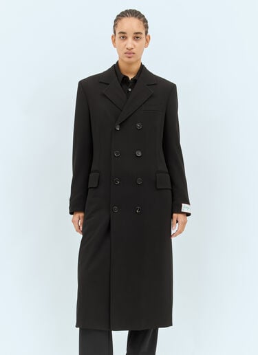 Matt Fluid Viscose Jersey Coat Bottega Veneta Matt Fluid Viscose Jersey Coat Black bov0258001