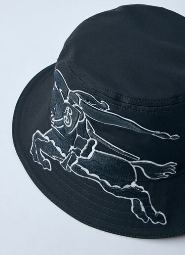 Burberry Logo Motif Bucket Hat Black bur0159050