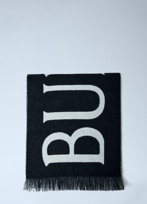 Burberry 체크 울 스카프 블랙 bur0161018