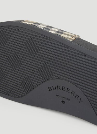 Vintage 格纹拖鞋 Burberry Vintage 格纹拖鞋 米 bur0249090