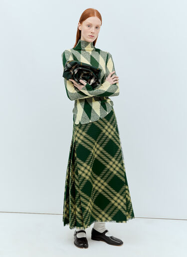 Burberry 玫瑰格纹手拿包 黑色 bur0255093