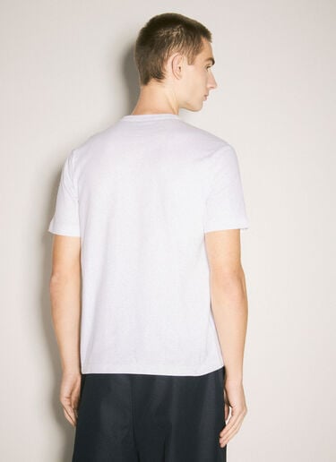 Comme des Garçons Homme 로고 프린트 티셔츠 화이트 cdh0158015