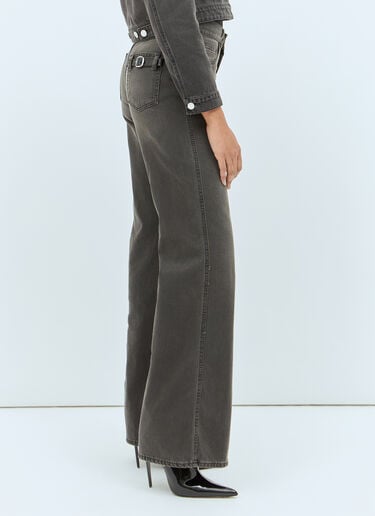 Coperni Wide Leg Jeans Grey cpn0257004