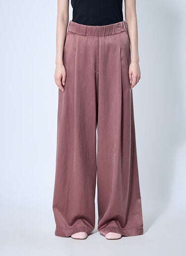 Dries Van Noten Pila 长裤  酒红色 dvn0260011