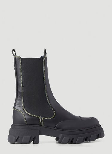 Leather Chelsea Boots GANNI Leather Chelsea Boots Black gan0246036