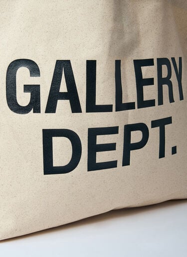 Gallery Dept. Logo Print Tote Bag Beige gdp0160032