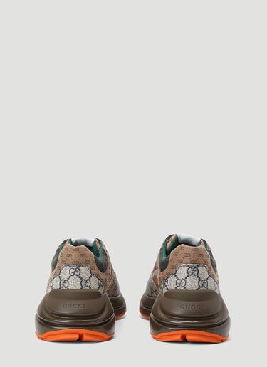 GG Rhyton Sneakers Gucci GG Rhyton Sneakers Brown guc0143044