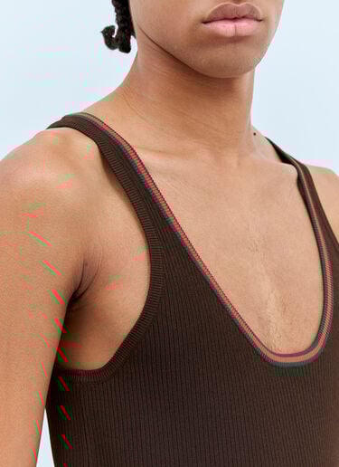 Web Tank Top Gucci Web Tank Top Brown guc0158006