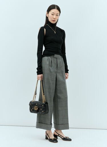 GG 마몽트 스몰 숄더백 Gucci GG 마몽트 스몰 숄더백 블랙 guc0255137