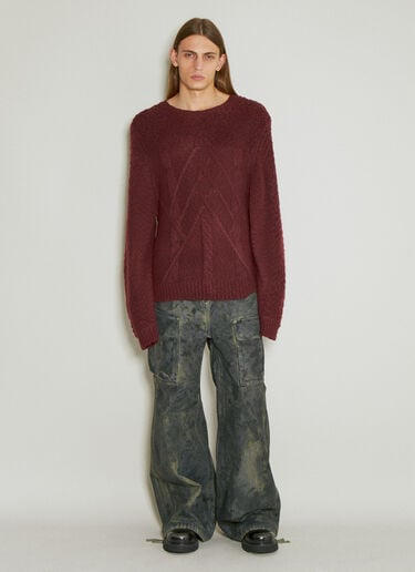 Loop Sweater Guess USA Loop Sweater Burgundy gue0154004