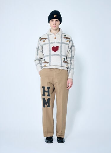 Human Made 阔腿奇诺裤 卡其色 hmd0159003