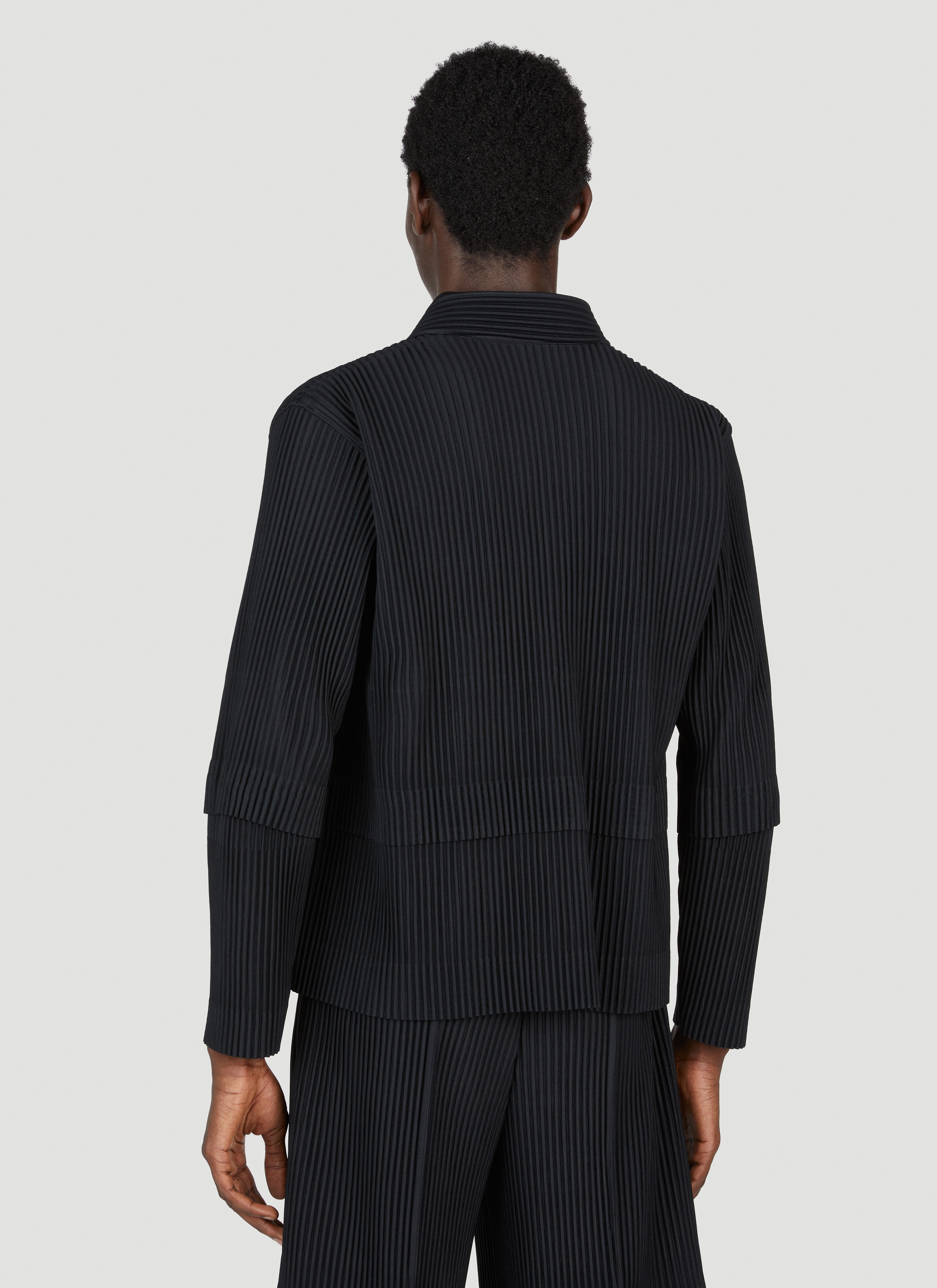 HOMME PLISSÉ ISSEY MIYAKE ジップアップジャケット Homme Plissé Issey Miyake Men's Pleated Zip Up Jacket in