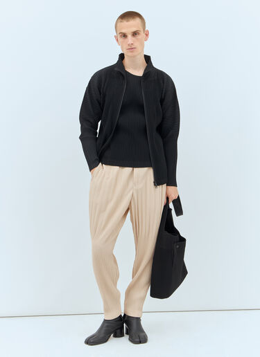 플리츠 티셔츠 Homme Plissé Issey Miyake 플리츠 티셔츠 블랙 hmp0157023