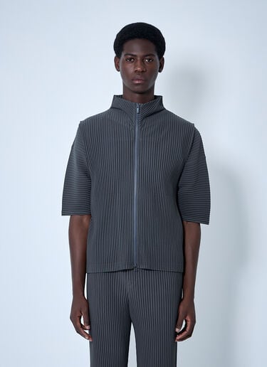 褶裥背心 Homme Plissé Issey Miyake 褶裥背心 灰色 hmp0160014