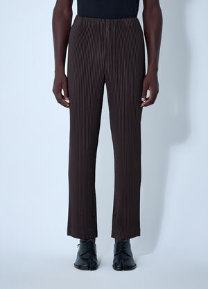 Homme Plissé Issey Miyake Pleated Pants Brown hmp0161012