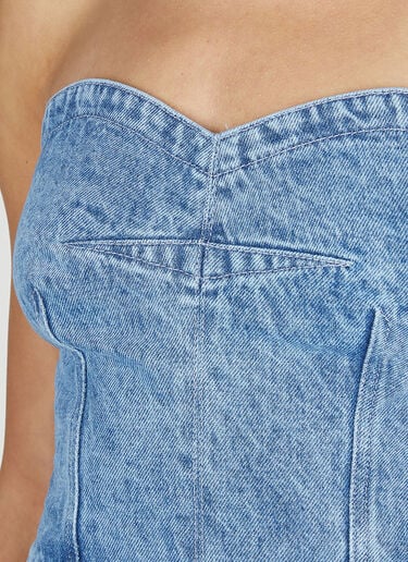 Solizinia 牛仔紧身胸衣 Isabel Marant Étoile Solizinia 牛仔紧身胸衣 蓝色 ibe0251006