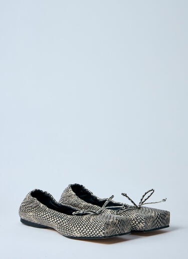 Jacquemus Les Ballerines Flats Beige jac0260047