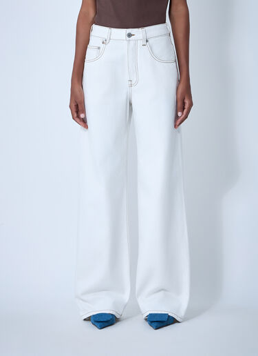 Jacquemus Le De-Nimes Jeans White jac0262007