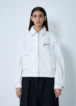 Jacquemus La Veste De-Nime Jacket White jac0262016