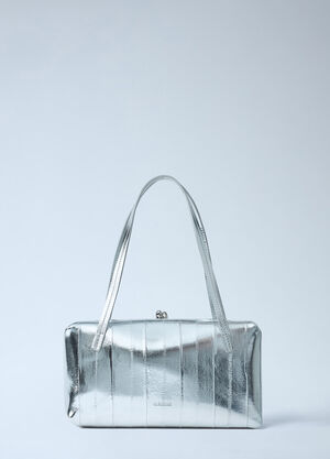Jil Sander Small Goji Handbag Silver jil0262026