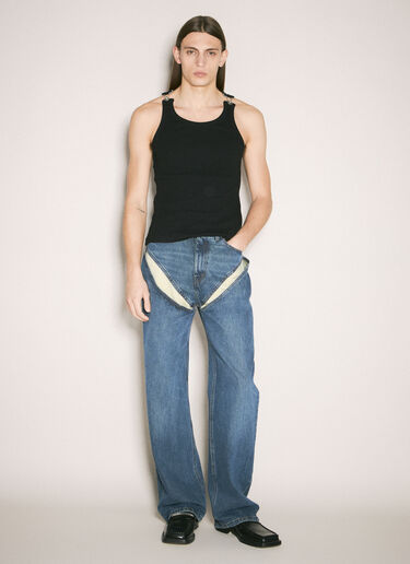 Overall Buckles Tank Top Jean Paul Gaultier Overall Buckles Tank Top Black jpg0359003