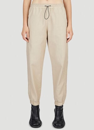 JW Anderson Tapered Track Pants Beige jwa0251014
