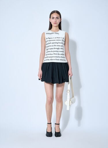 JW Anderson Gathered Skort Black jwa0260003